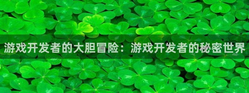 沐鸣2娱乐注册平台：游戏开发者的大胆冒险：游戏开发者的秘密世界