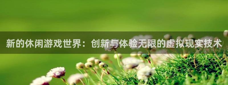 沐鸣2联盟：新的休闲游戏世界：创新与体验无限的虚拟现实技术