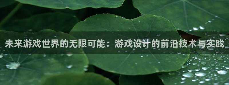 沐鸣娱乐2手机版：未来游戏世界的无限可能：游戏设计的前沿技术与实践
